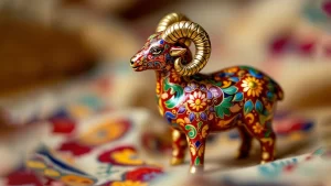 традиционная узбекская свистулька в форме барашка